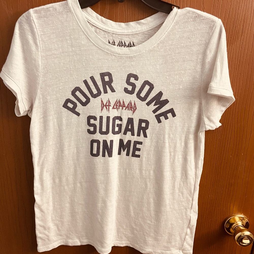 DEF LEPPARD lucky brand medium t-shirt